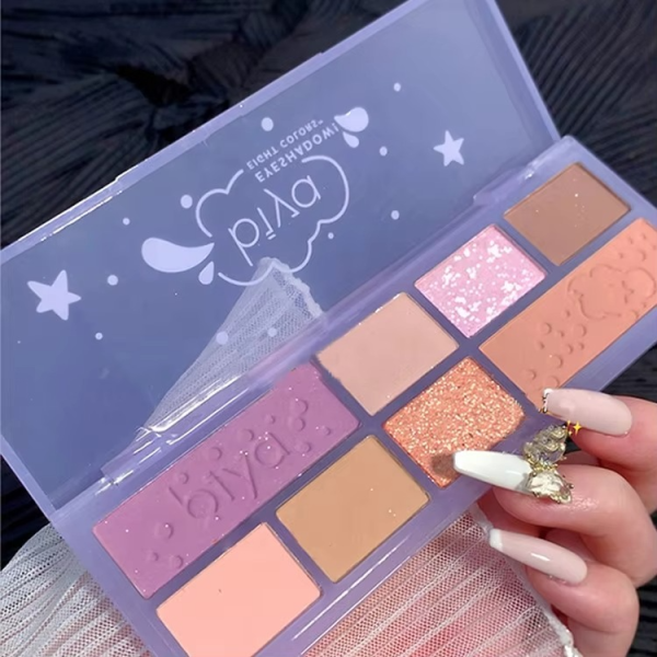 Korean Trending Flash Eight-color Eye Shadow Palette By Biya Cosmetics