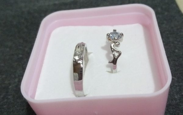 1 Pair Of Couple Ring For Engagement And Friendship Gift(Stainless Steel Ring) Jewelry