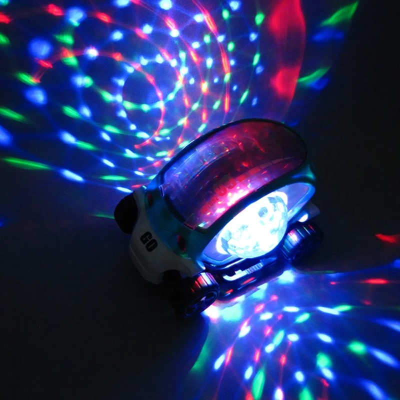 09 Future Dynamic Music With Colourful 3D Lights Car Toys (Free Shipment)