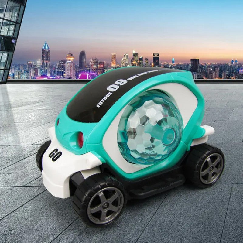 09 Future Dynamic Music With Colourful 3D Lights Car Toys (Free Shipment)