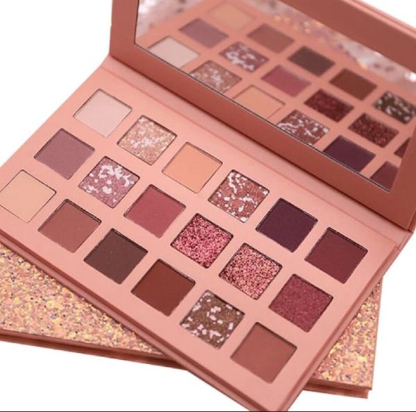 18 Shade Pearlescent Shimmer – Matte Waterproof Nude Eyeshadow Palette Cosmetics (Free Shipment)
