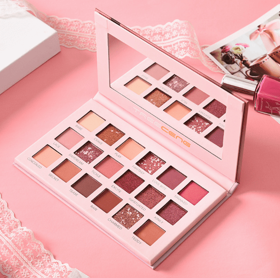 18 Shade Pearlescent Shimmer – Matte Waterproof Nude Eyeshadow Palette Cosmetics (Free Shipment)