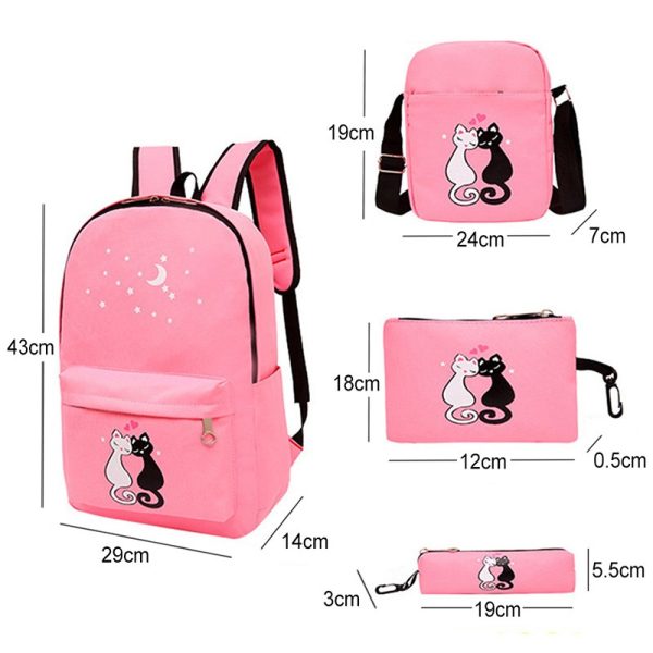 School Bags 4 Piece For all ages (Free Shipment)