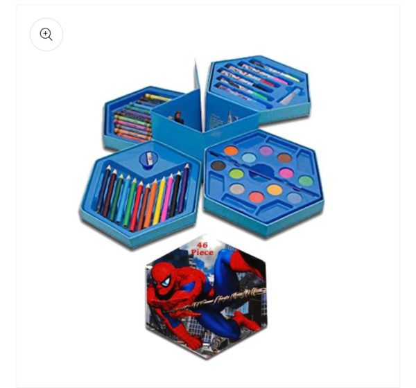 46 Pcs Painting Colour Kit For Kids (random Design Color)