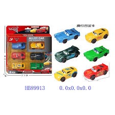 6-piece Mini Metal Alloy Car Set – Durable Toys Vehicles (Free Shipment)
