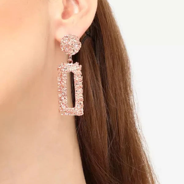 Sun Gold Plated Earrings Jewelry