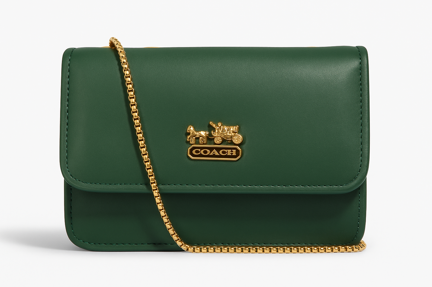Sling Box Style Logo Cross Body Bag