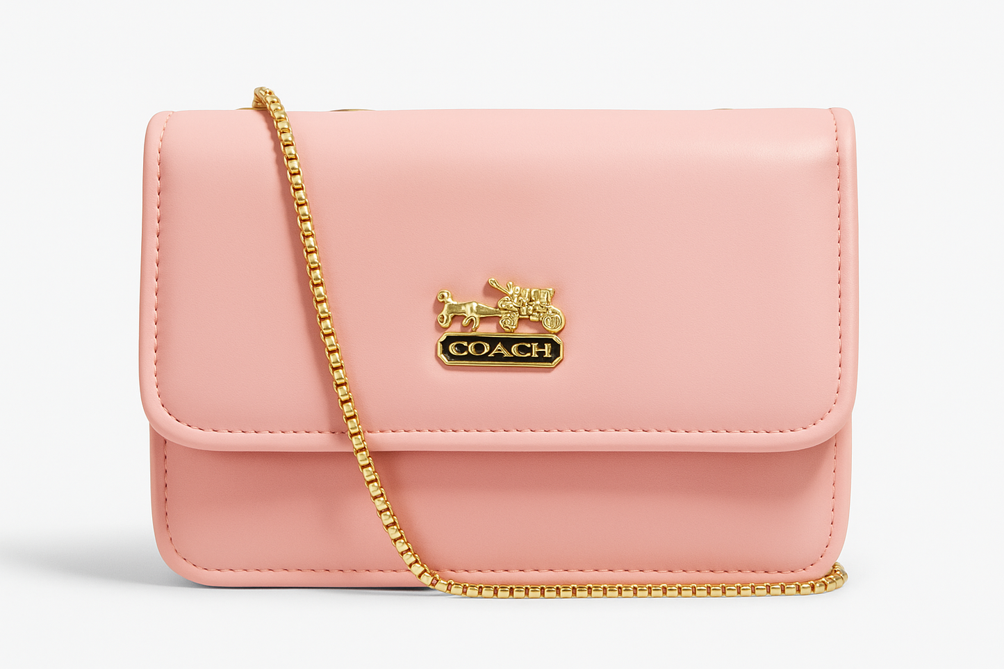 Sling Box Style Logo Cross Body Bag