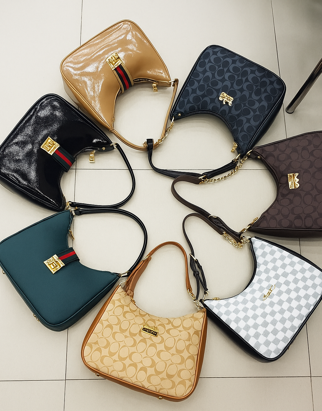 Monogram Luxe Stylish Shoulder Bag
