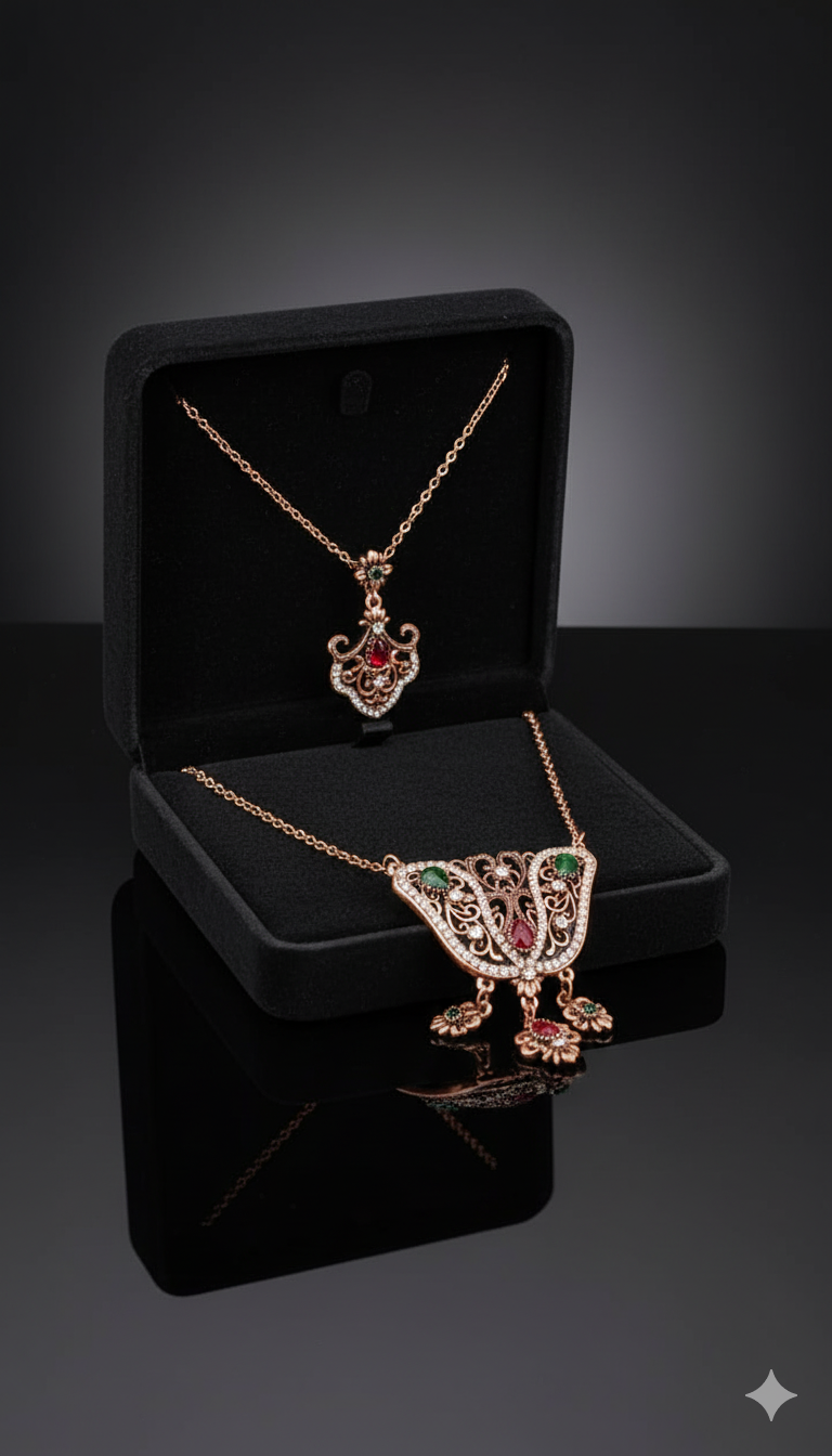 The Double Strand Layered Turkish Mala Jewelry