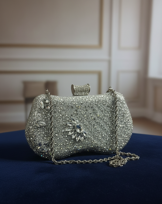 Diamond Luxe Statement Clutch / Bag