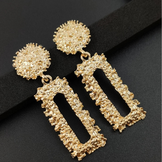 Sun Gold Plated Earrings Jewelry