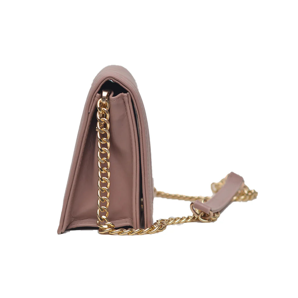 Elegant Pink Cross Body With Long Strap Bags