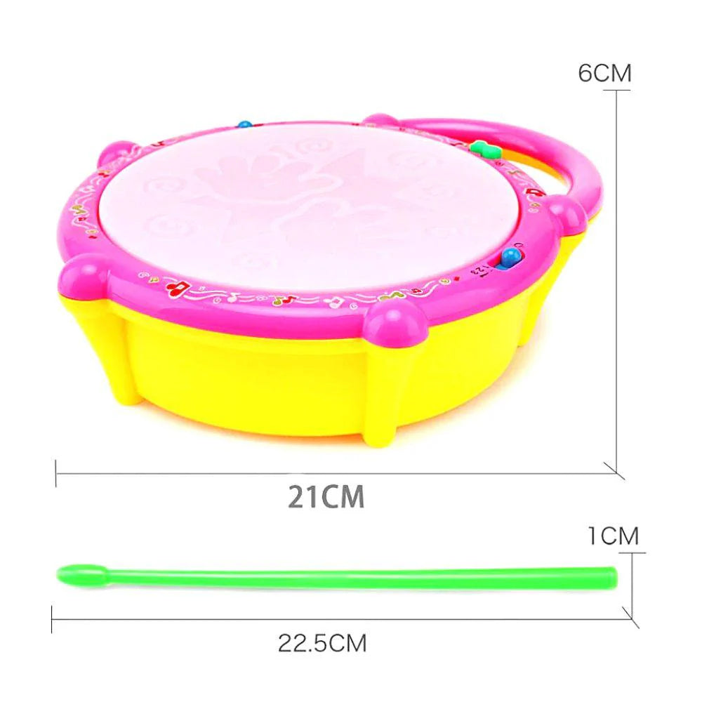 Musical Multi Colored 3D Flash Drum Educational Toys