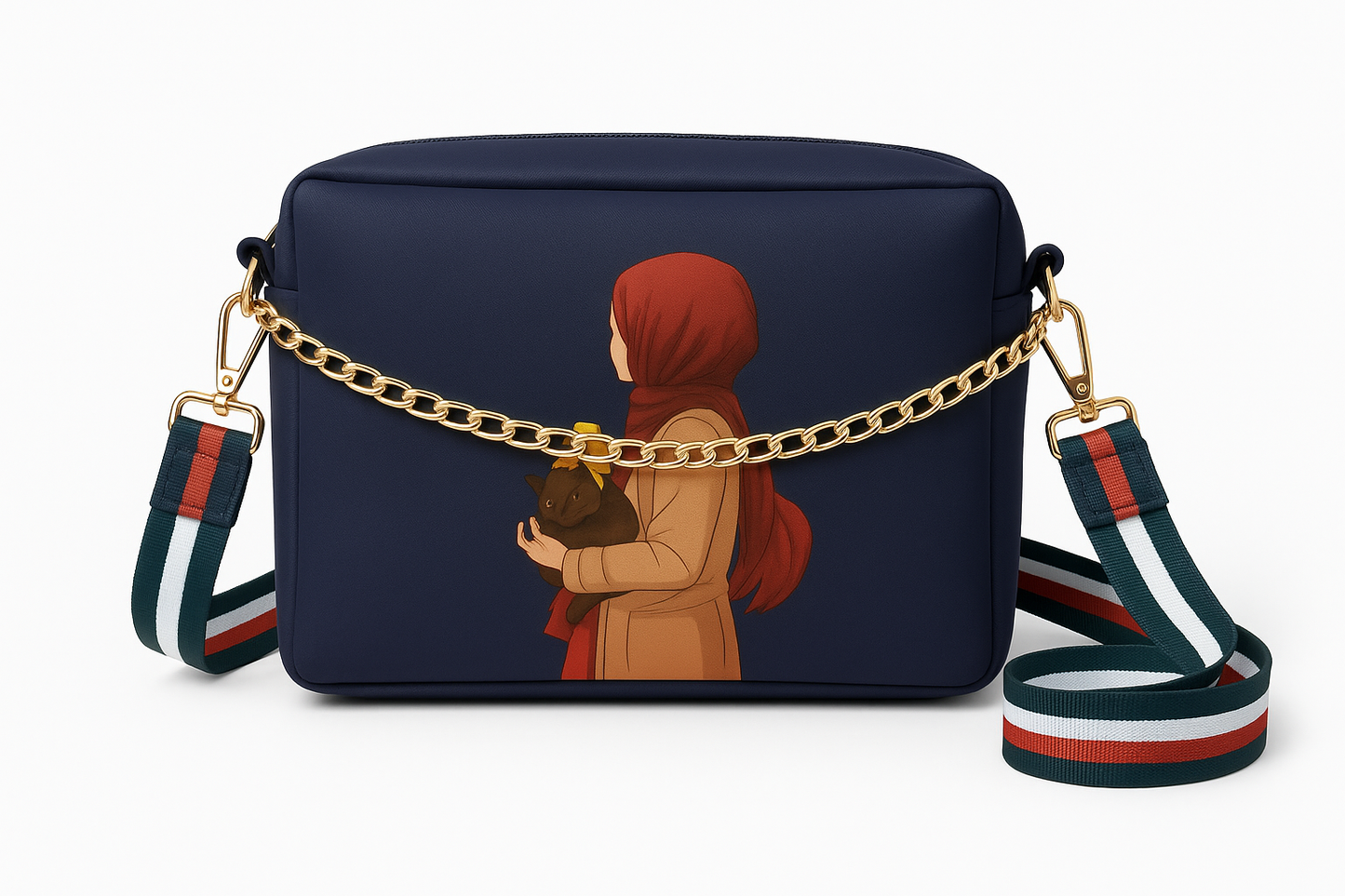 Hijabi Muse Navy cross Body / Bag
