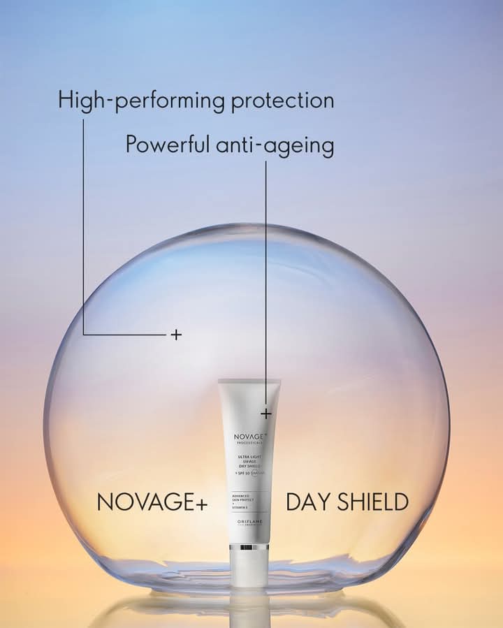 Oriflame Novage+ Proceuticals Ultra Light UV Age Day Shield SPF 50 (Free Shipment)