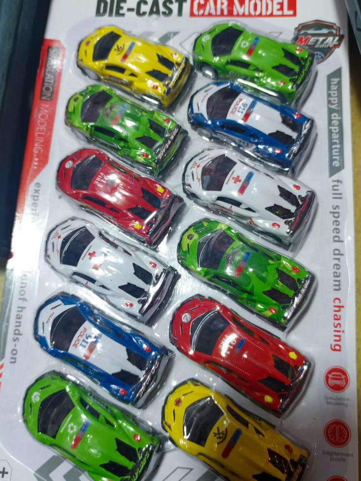 High Quality Metal Classic Cars (12 Pcs Set ) Toys