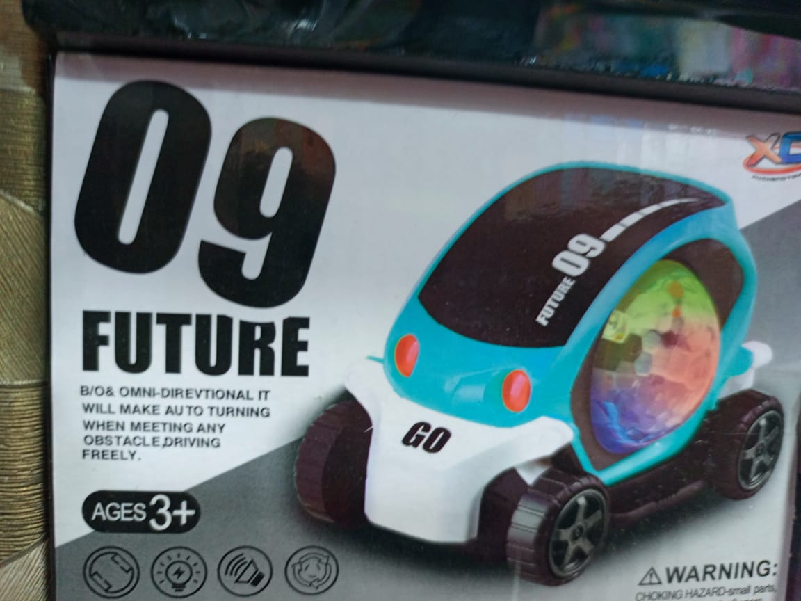 09 Future Dynamic Music With Colourful 3D Lights Car Toys (Free Shipment)