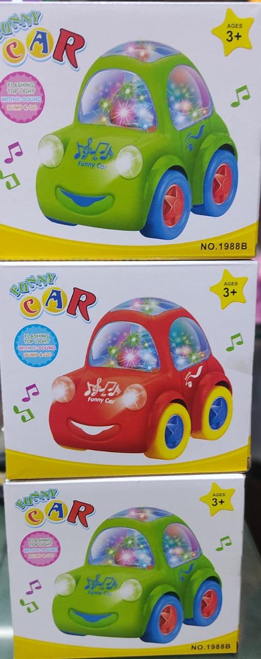 Funny Foxi Musical Car with LED Lights Toys