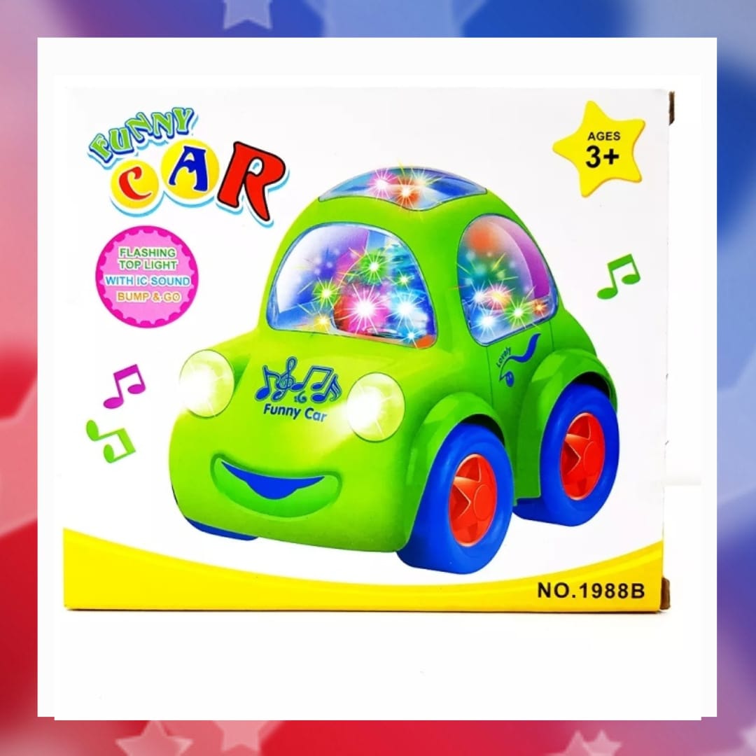 Funny Foxi Musical Car with LED Lights Toys