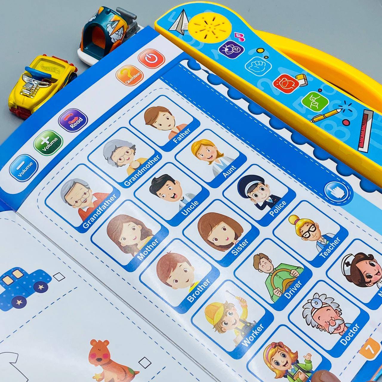 Intelligent Learning Talking Study E- Book for Kids