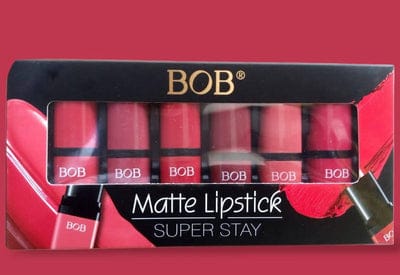 BOB Matte Super Stay Lipstick 6 in 1 Set Cosmetics