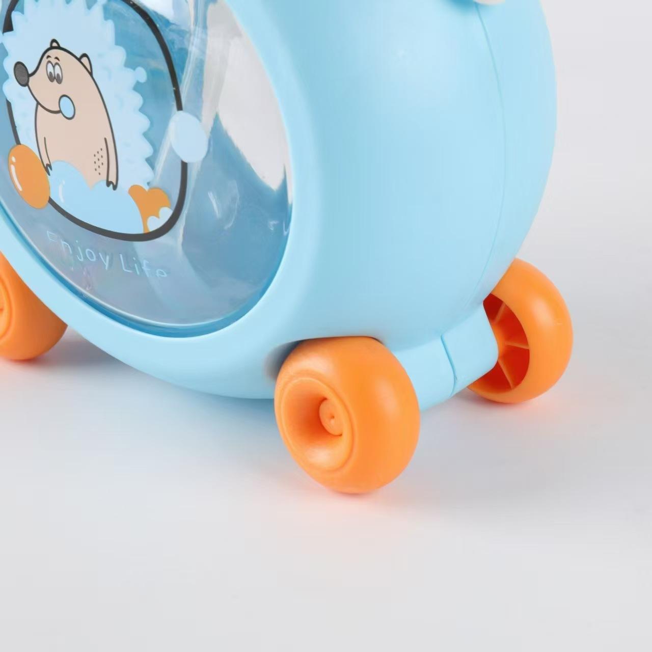Adorable School Sipper Water Bottle With Moving Wheels For Kids