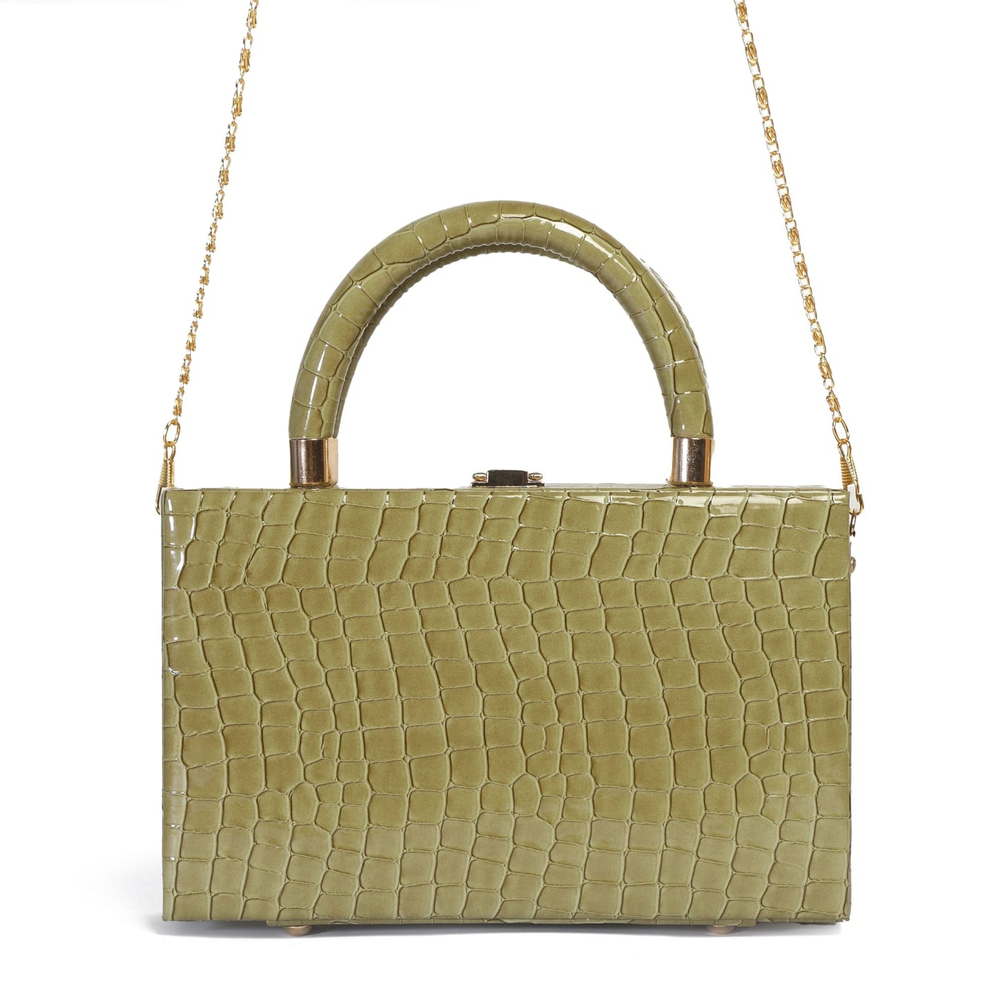 Boxy Double Handle Cross Body /Clutch Hand Bags (Free Shipment)