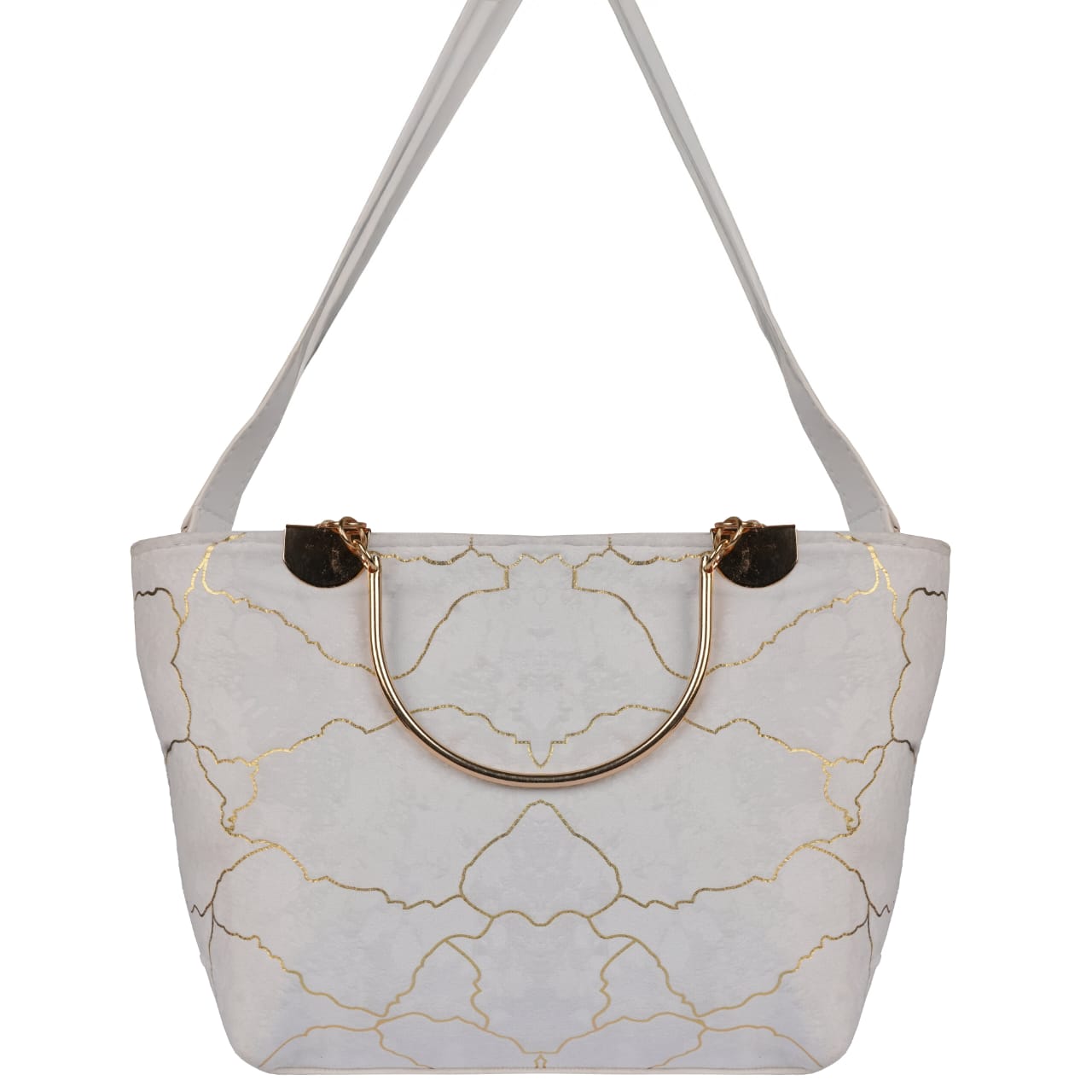 Marble Printed Velvet Shoulder/Hand Bags (Free Shipment)