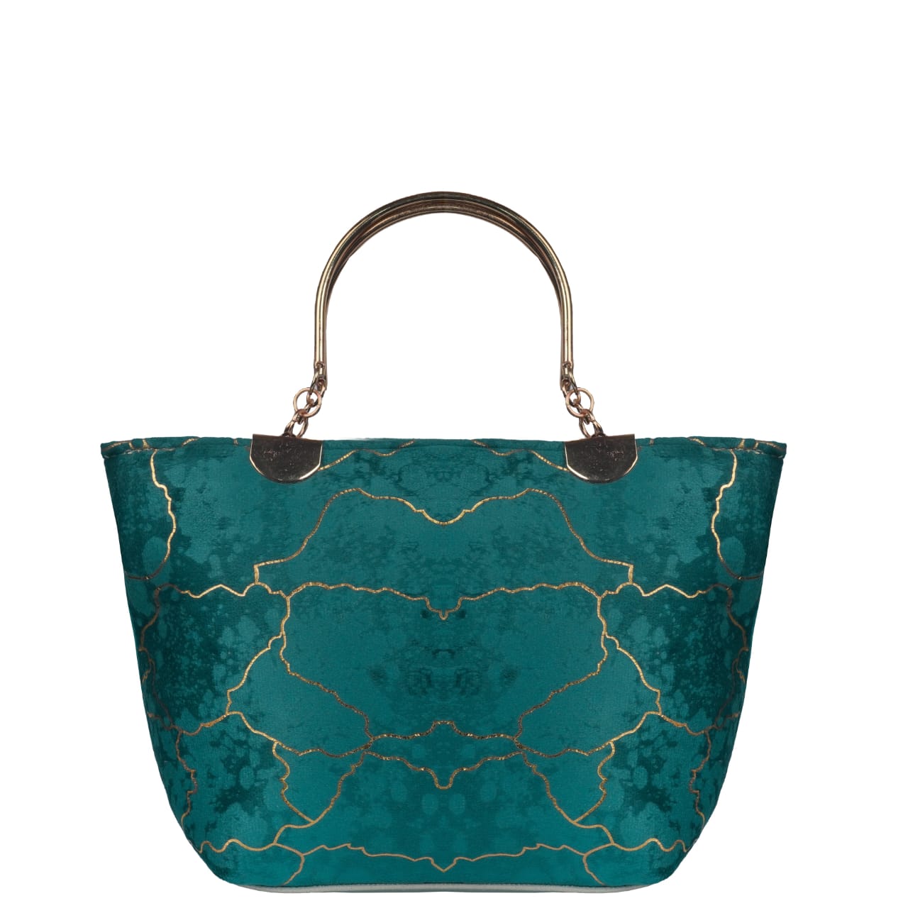 Marble Printed Velvet Shoulder/Hand Bags (Free Shipment)