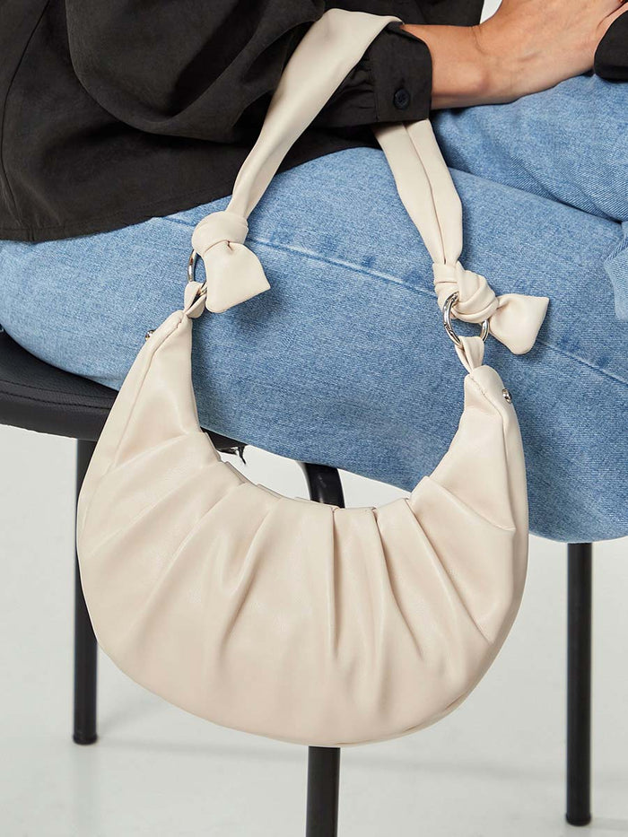 Knot Strap Capri Hobo Shoulder Bags