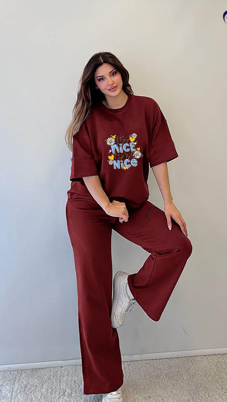 Ladies Branded Cotton Trouser Shirt / Night Wear