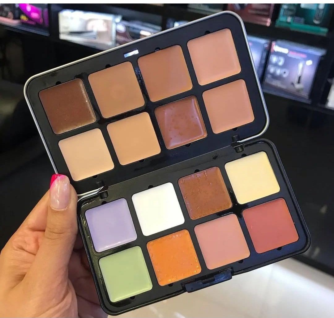 Carla Secret Camouflage HD Palette All In One Makeup Cosmetics