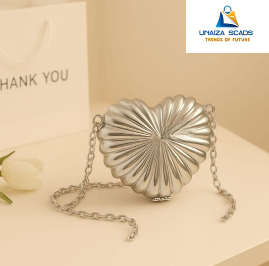 Heart Mini Cross Body Acrylic Pouch/Clutch Bags