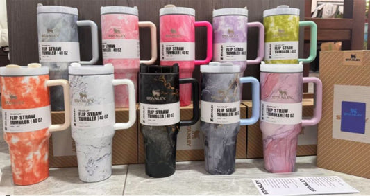 Stanley Quencher H2.0 Tumbler 40 oz Marble Print Accessories