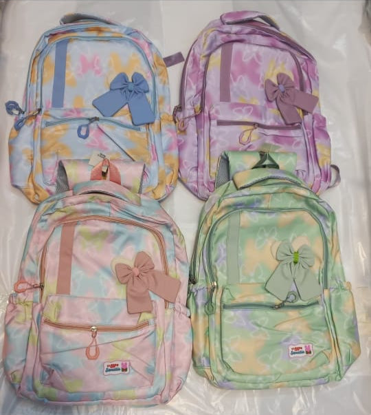 Cute Pastel Princess Backpack with Bow Bags