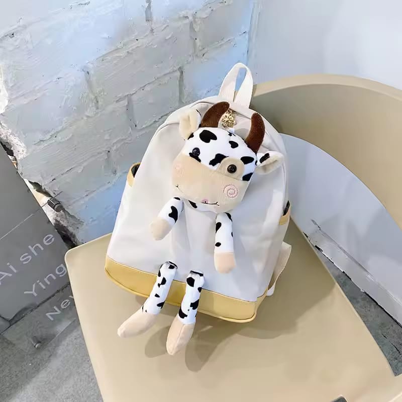 Cute Cow Plush Mini School Bags/Back Pack For Toddlers