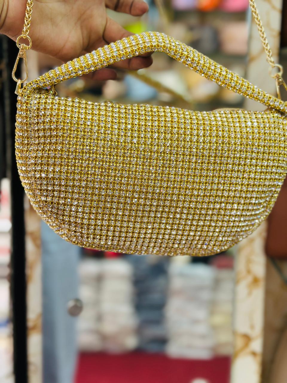 Rhinestone Crescent Party Bags /Evening Purse