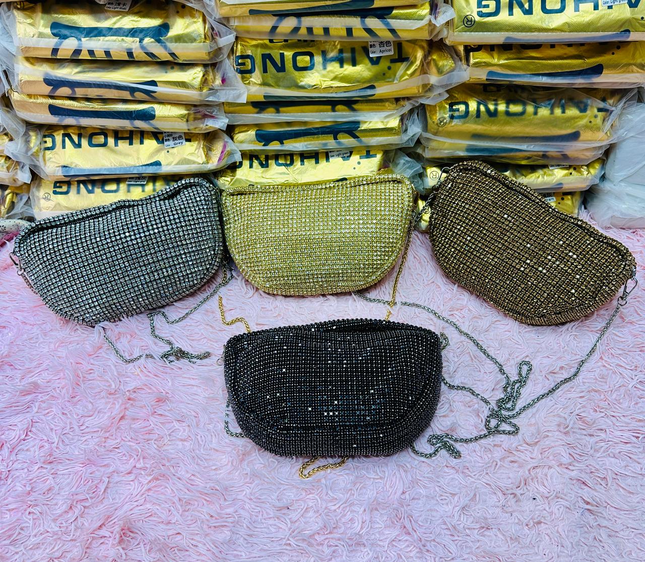 Rhinestone Crescent Party Bags /Evening Purse