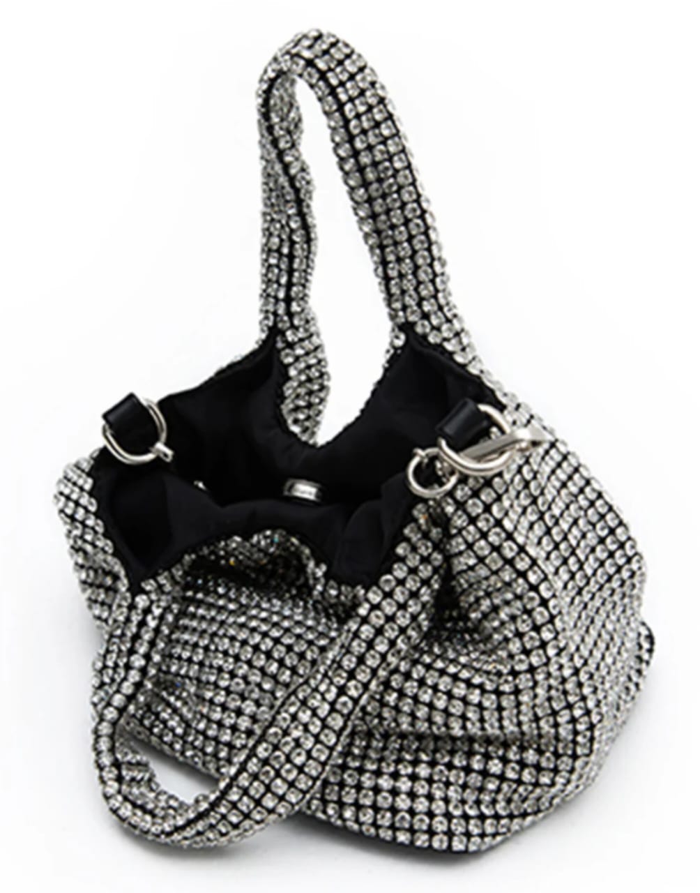 Rhinestone Top Handle Sparkly Evening Bags