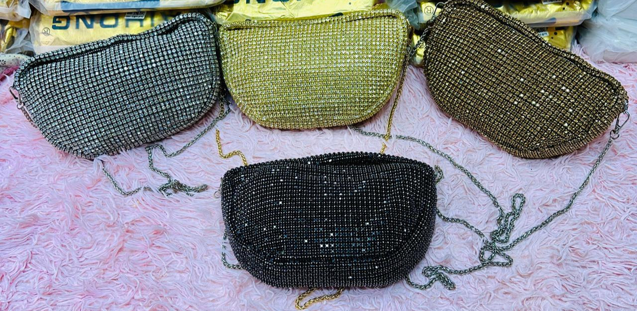 Rhinestone Crescent Party Bags /Evening Purse