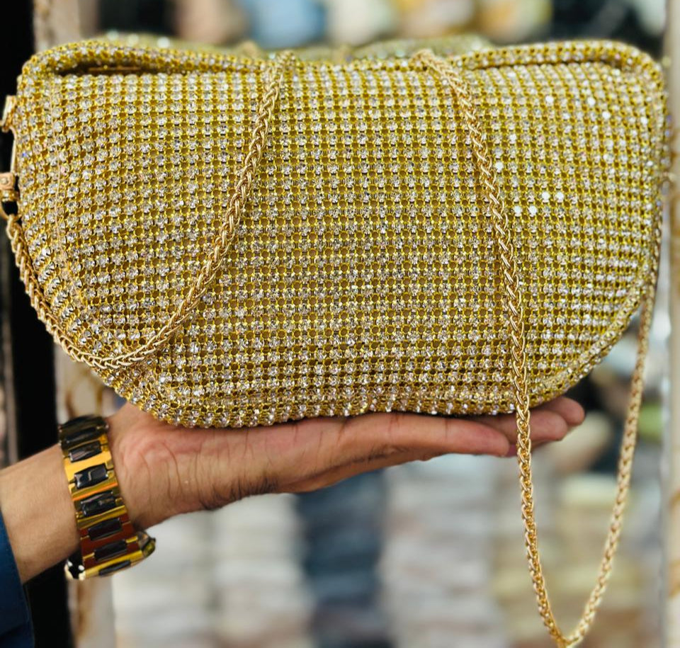 Rhinestone Crescent Party Bags /Evening Purse