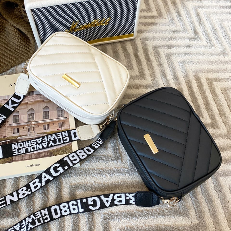 Buy 1 Get 1 Free Olive Luxe Quilted Shoulder Bags / Cross Body