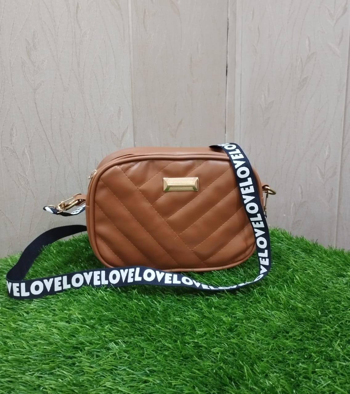 Buy 1 Get 1 Free Olive Luxe Quilted Shoulder Bags / Cross Body
