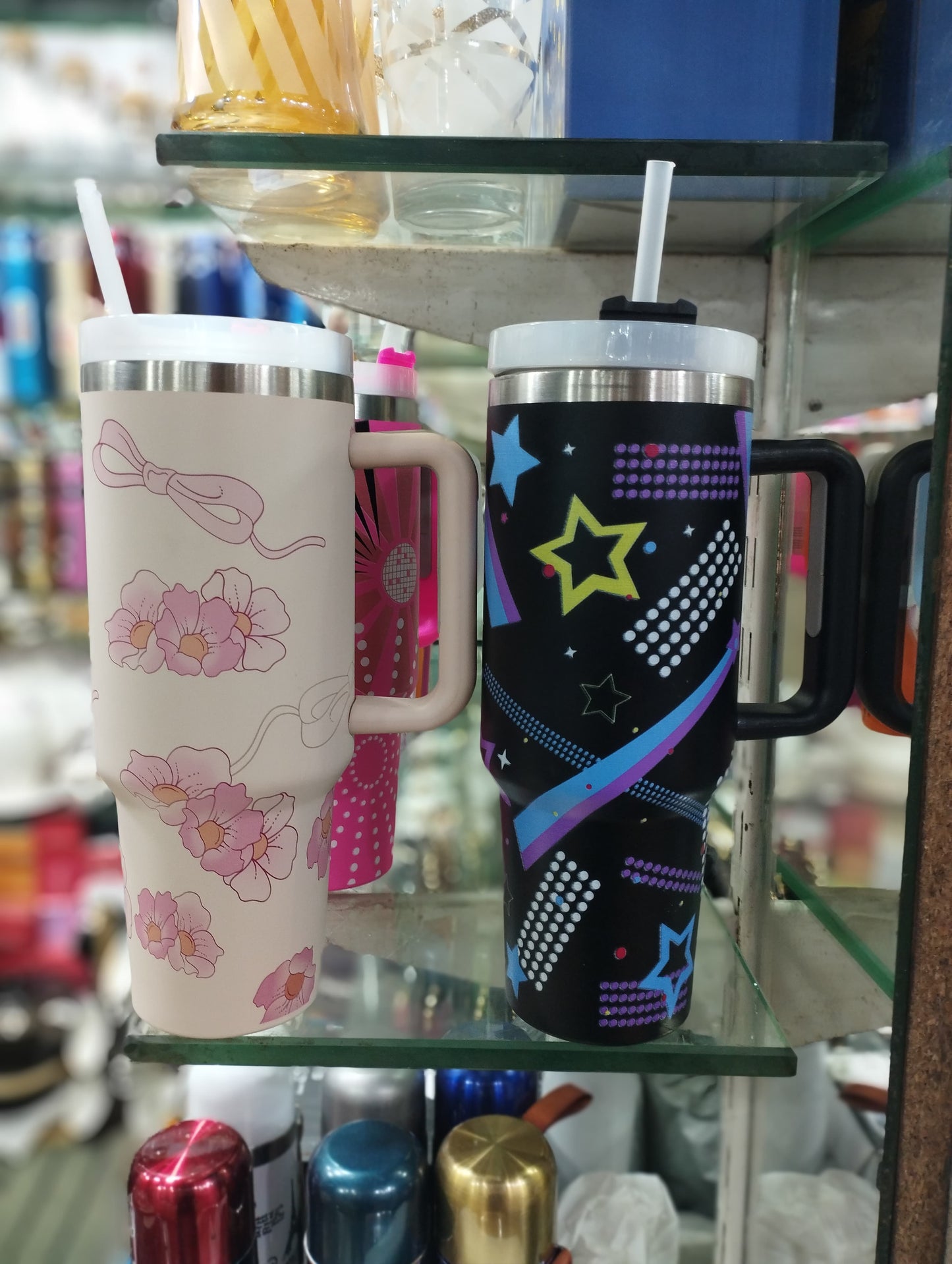 Colorful Printed Tumblers Accessories