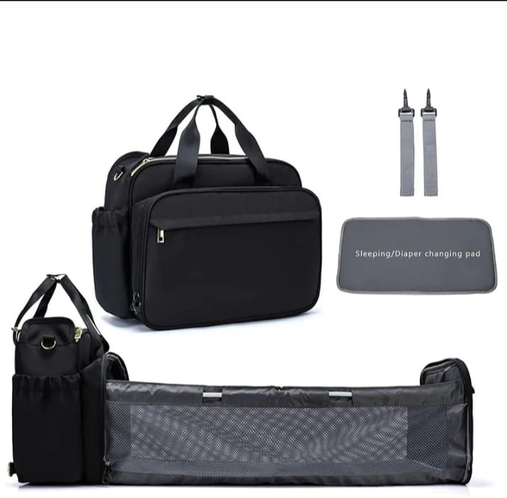 Baby Changing Tote Bag , 4 in 1 Convertible Smart Diaper Bag