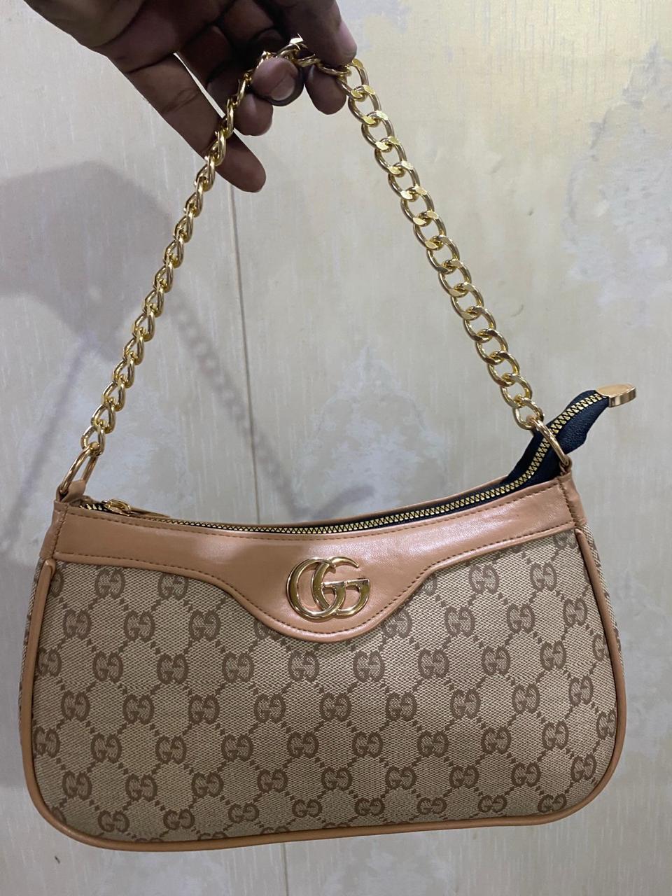 Monogram Luxe Gucci Shoulder Bag