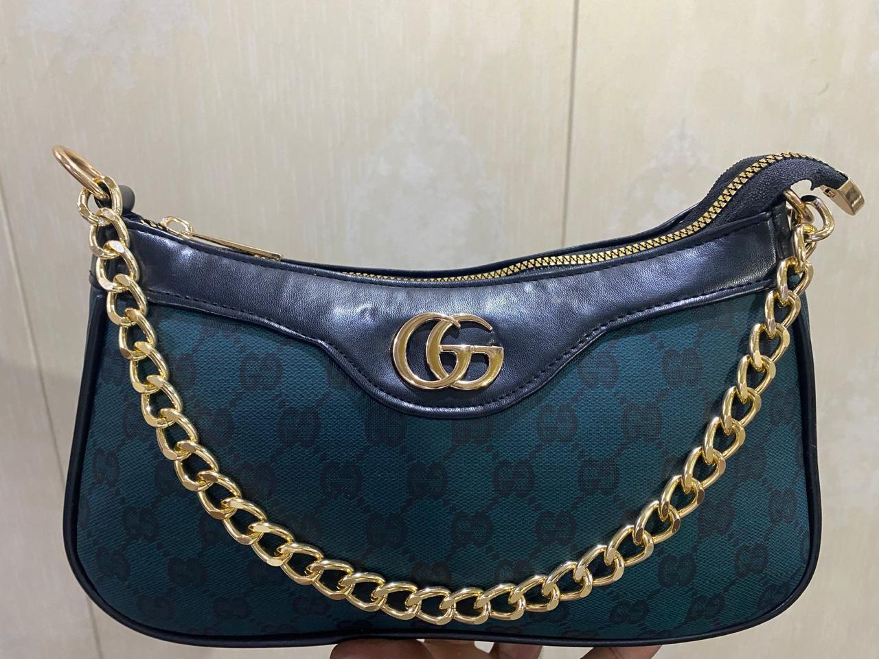 Monogram Luxe Gucci Shoulder Bag