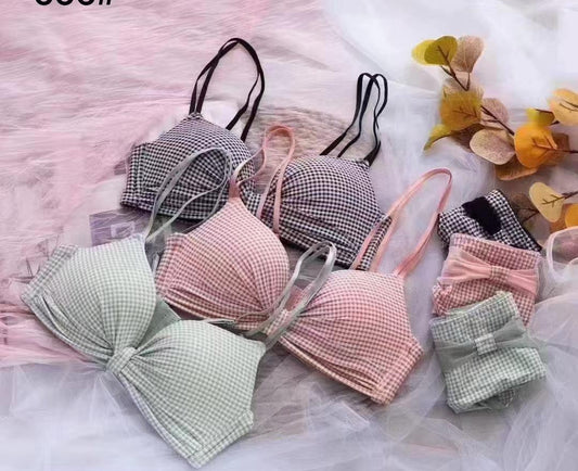 Pastel Charm Padded Bra Set Lingerie