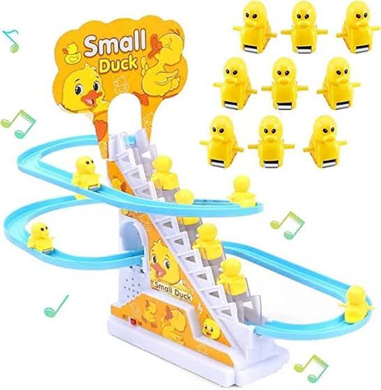 Happy Duck Track Set Toys With Music & LED Flashing Lights Fun Gifts - Great Birthday Gift